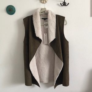 Faux Shearling Vest Jacket - Nordstrom Rack